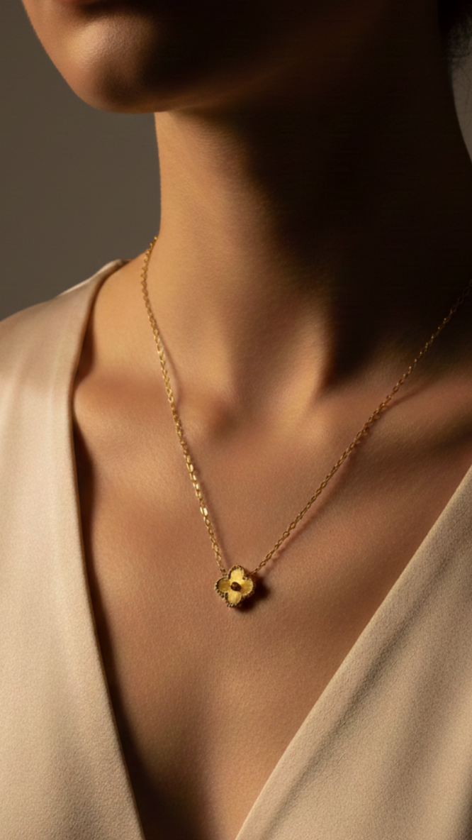 Inspired Clover Pendant Necklace